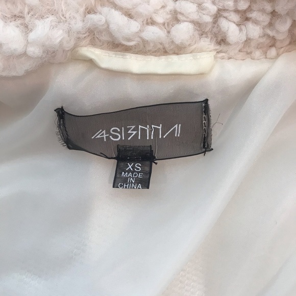 4SI3NNA Hailey Sherpa faux fur jacket - Picture 4 of 4